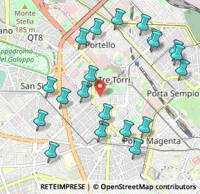 Mappa Via Privata Claudiano, 20149 Milano MI, Italia (1.1315)