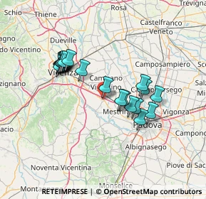 Mappa Via A. Rossi, 36040 Grisignano di Zocco VI, Italia (12.2725)