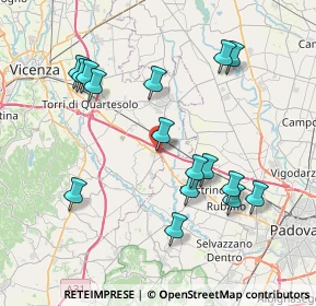 Mappa Via A. Rossi, 36040 Grisignano di Zocco VI, Italia (7.9975)