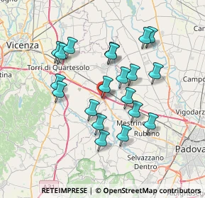 Mappa Via A. Rossi, 36040 Grisignano di Zocco VI, Italia (6.436)