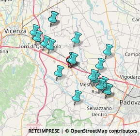 Mappa Via F. Beggiato, 36040 Grisignano di Zocco VI, Italia (6.7295)