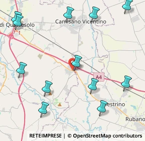 Mappa Via F. Beggiato, 36040 Grisignano di Zocco VI, Italia (5.39917)