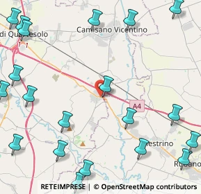 Mappa Via A. Rossi, 36040 Grisignano di Zocco VI, Italia (6.368)