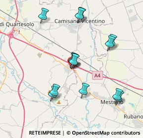 Mappa Via F. Beggiato, 36040 Grisignano di Zocco VI, Italia (3.76769)