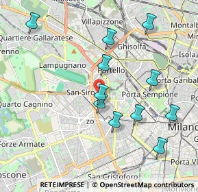 Mappa Via Eleuterio Pagliano, 20149 Milano MI, Italia (1.99818)