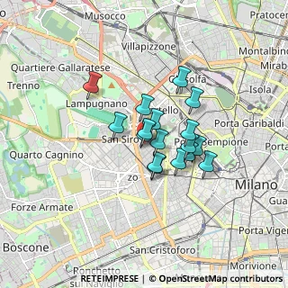 Mappa Via Eleuterio Pagliano, 20149 Milano MI, Italia (1.13)
