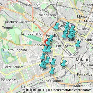 Mappa Via Eleuterio Pagliano, 20149 Milano MI, Italia (1.817)
