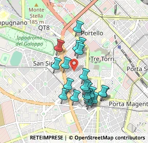 Mappa Via Eleuterio Pagliano, 20149 Milano MI, Italia (0.741)