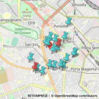 Mappa Via Eleuterio Pagliano, 20149 Milano MI, Italia (0.7665)