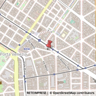 Mappa Via Paolo Frisi, 11, 20129 Milano, Milano (Lombardia)