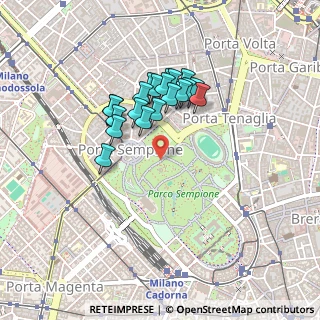 Mappa Viale Malta, 20121 Milano MI, Italia (0.356)