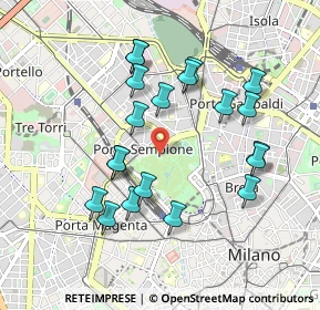 Mappa Viale Malta, 20121 Milano MI, Italia (0.907)