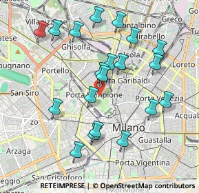 Mappa Viale Malta, 20121 Milano MI, Italia (1.979)