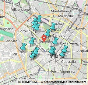 Mappa Viale Malta, 20121 Milano MI, Italia (1.48688)
