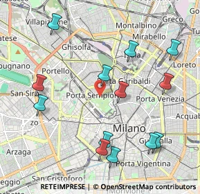 Mappa Viale Malta, 20121 Milano MI, Italia (2.29385)
