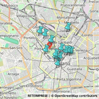 Mappa Viale Malta, 20121 Milano MI, Italia (1.26231)