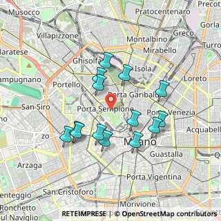 Mappa Viale Malta, 20121 Milano MI, Italia (1.60071)