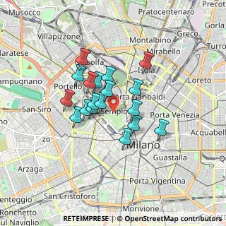 Mappa Viale Malta, 20121 Milano MI, Italia (1.25722)