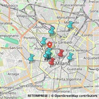 Mappa Viale Malta, 20121 Milano MI, Italia (1.34545)