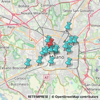 Mappa Viale Malta, 20121 Milano MI, Italia (2.52375)
