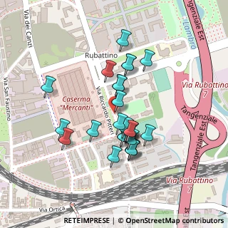 Mappa Via Pitteri, 20134 Milano MI, Italia (0.18889)