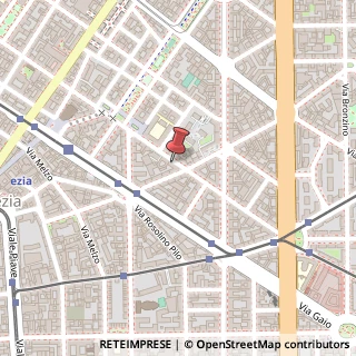 Mappa Via Antonio Stoppani, 12, 20129 Milano, Milano (Lombardia)