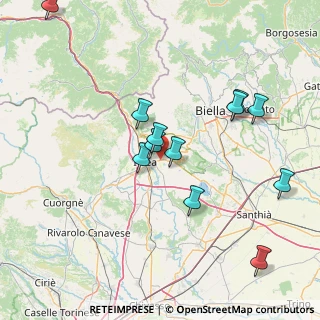 Mappa Strada per Viverone, 10010 Ivrea TO (15.6925)