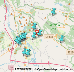 Mappa Burolo, 10015 Ivrea TO, Italia (3.60615)