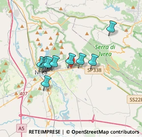 Mappa Burolo, 10015 Ivrea TO, Italia (2.74909)