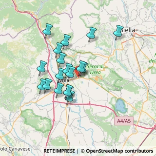 Mappa Strada per Viverone, 10010 Ivrea TO (6.10389)