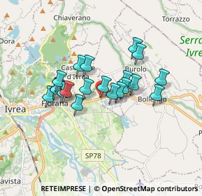 Mappa Burolo, 10015 Ivrea TO, Italia (1.326)