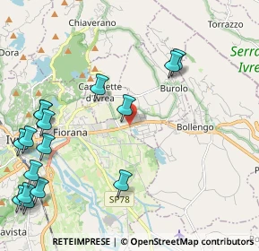 Mappa Burolo, 10015 Ivrea TO, Italia (2.815)