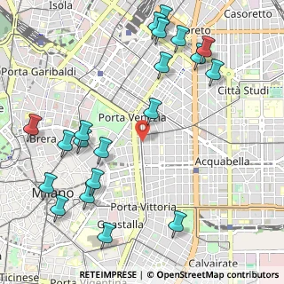 Mappa Viale Piave, 20129 Milano MI, Italia (1.3205)