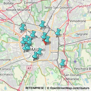 Mappa Viale Piave, 20129 Milano MI, Italia (3.298)
