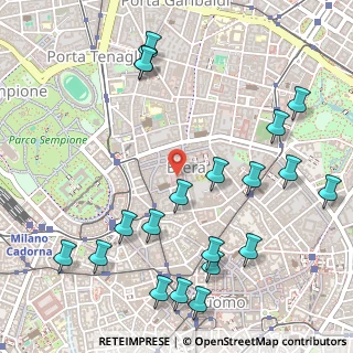 Mappa Istituto Clinico, 20121 Milano MI, Italia (0.6525)