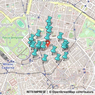 Mappa Istituto Clinico, 20121 Milano MI, Italia (0.331)