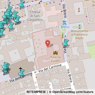Mappa Via del Carmine, 20100 Milano MI, Italia (0.09545)