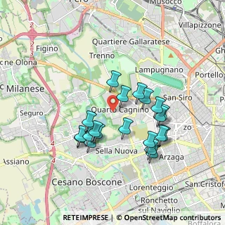 Mappa Via Remigio Paone, 20153 Milano MI, Italia (1.603)