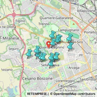 Mappa Via Remigio Paone, 20153 Milano MI, Italia (1.30133)
