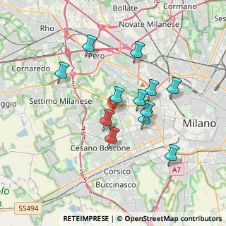 Mappa Via Remigio Paone, 20153 Milano MI, Italia (3.16833)