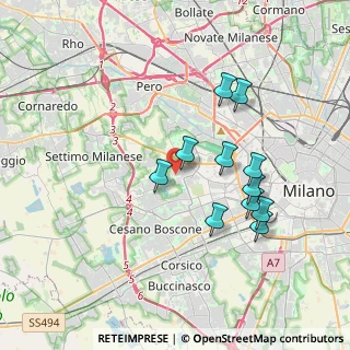 Mappa Via Remigio Paone, 20153 Milano MI, Italia (3.38727)