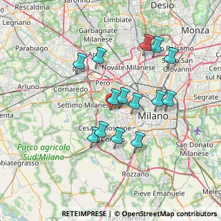 Mappa Via Remigio Paone, 20153 Milano MI, Italia (6.55857)