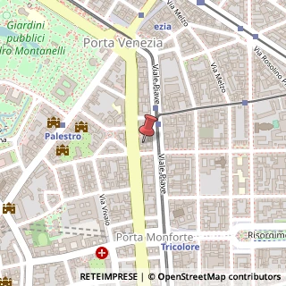 Mappa Viale Luigi Majno, 18, 20129 Milano, Milano (Lombardia)