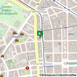 Mappa Viale Luigi Majno, 18, 20129 Milano, Milano (Lombardia)