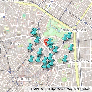 Mappa Via Senato, 20121 Milano MI, Italia (0.41)