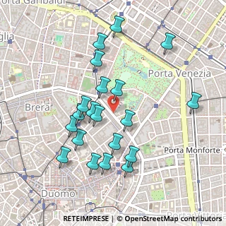 Mappa Via Senato, 20121 Milano MI, Italia (0.4675)
