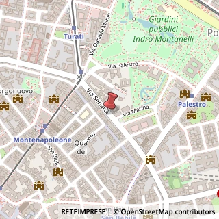 Mappa Via Senato, 25, 20121 Milano, Milano (Lombardia)