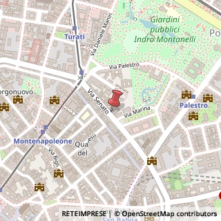 Mappa Via Senato, 14, 20121 Milano, Milano (Lombardia)