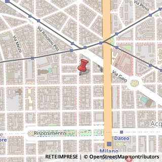 Mappa Via Castel Morrone, 20, 20129 Milano, Milano (Lombardia)