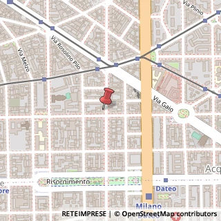 Mappa Via Gustavo Modena, 19, 20124 Milano, Milano (Lombardia)